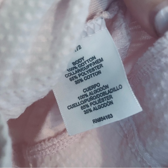 Tommy Hilfiger Long Sleeve Layered Collared Button Down Shirt Size M - Picture 4 of 10